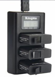 large KINGMA CHARGER BATTERY CAMERA GOPRO 5 3 SLOT BALIDIVESHOP 1